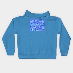 Azure frames Kids Hoodie